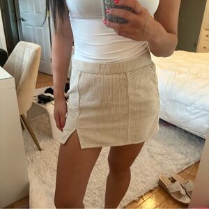 AERIE TAN MINI SKIRT